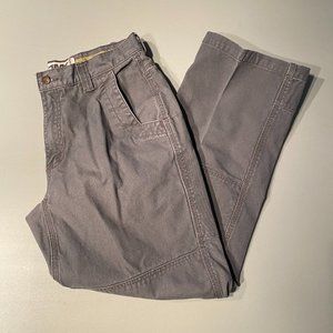 Mountain Khakis Grey Alpine work pants 32x30